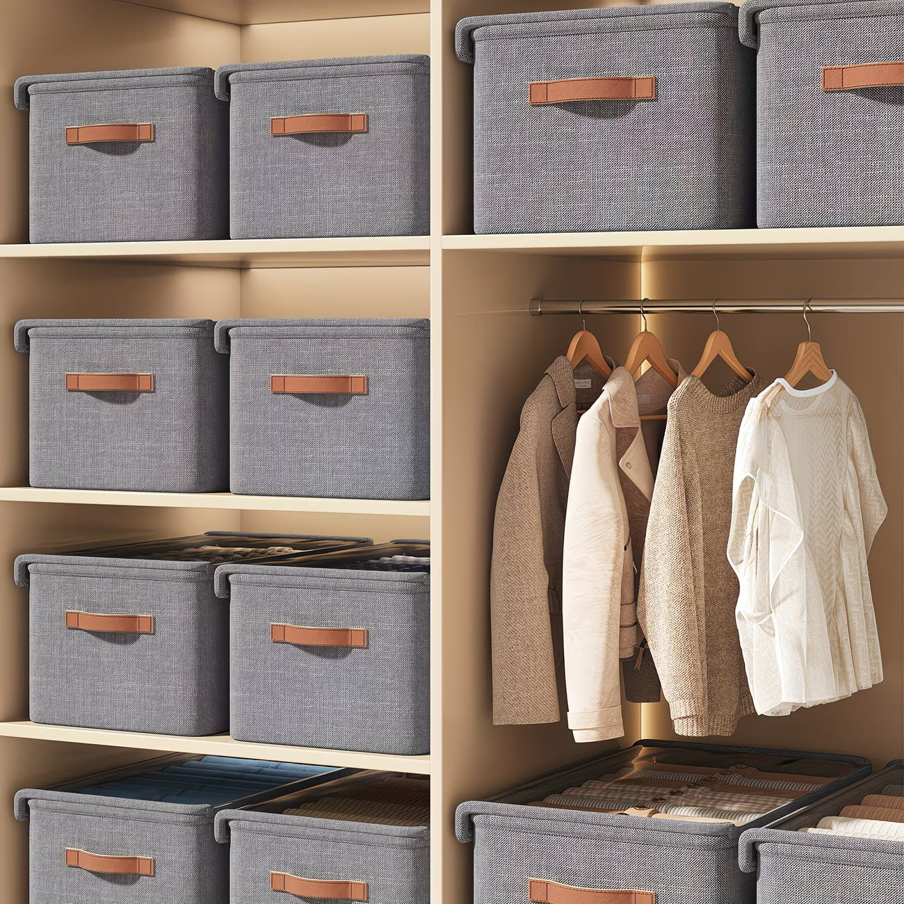 📦 PACK DE 3 BOÎTES DE RANGEMENT PREMIUM – L'ORDRE PARFAIT ✨