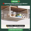 🏠 Organisateur de Cuisine Télescopique en Acier Carbone Premium