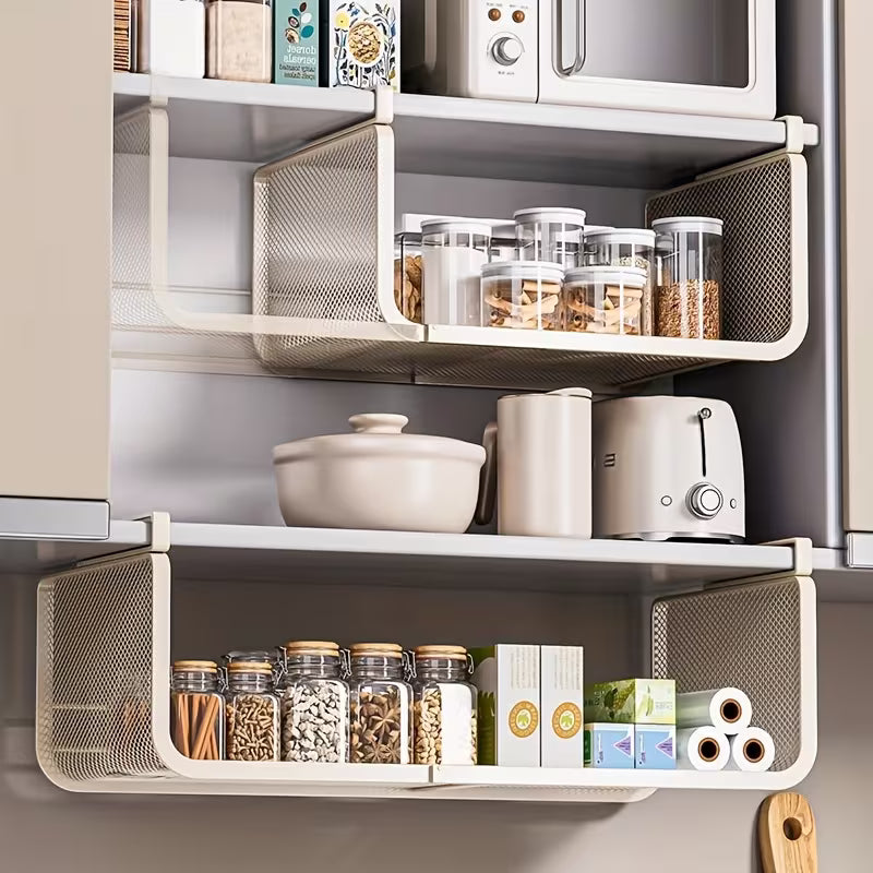 🏠 Organisateur de Cuisine Télescopique en Acier Carbone Premium