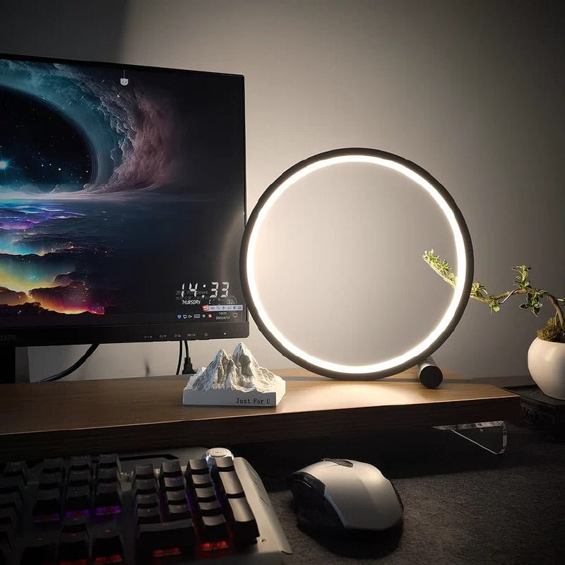 Lampe Halo Minimaliste Perspective